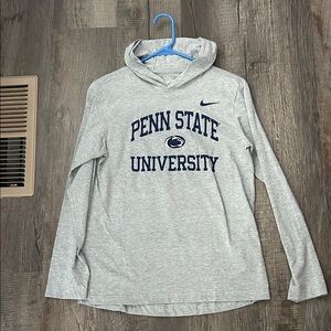 Nike Gray Penn State Hoodie